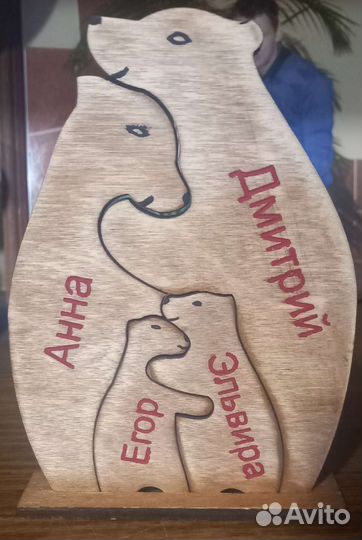 Статуэтки деревянные 