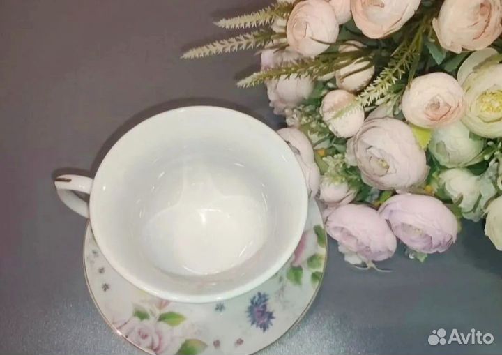 Чашка с блюдцем