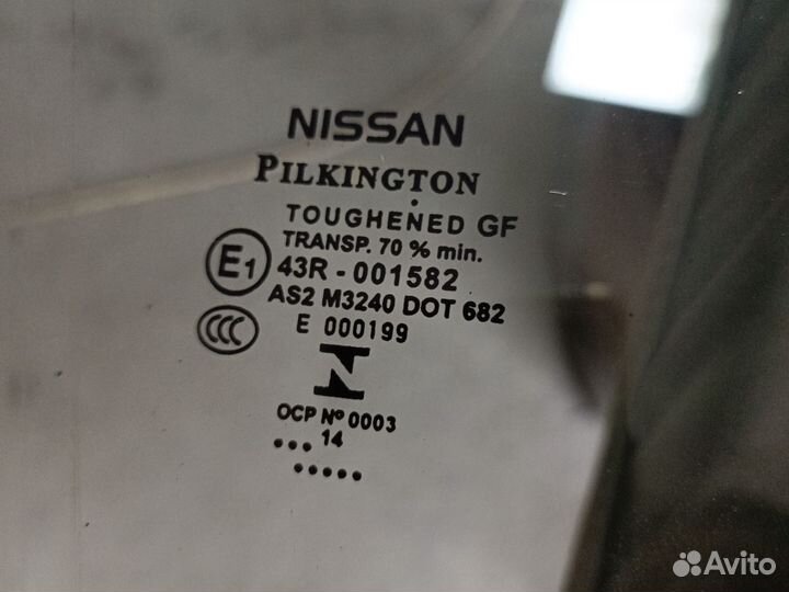 Стекло переднее правое nissan qashqai g11