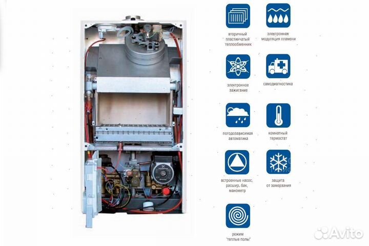 Котел газовый настенный baxi ECO Four 1.24 F