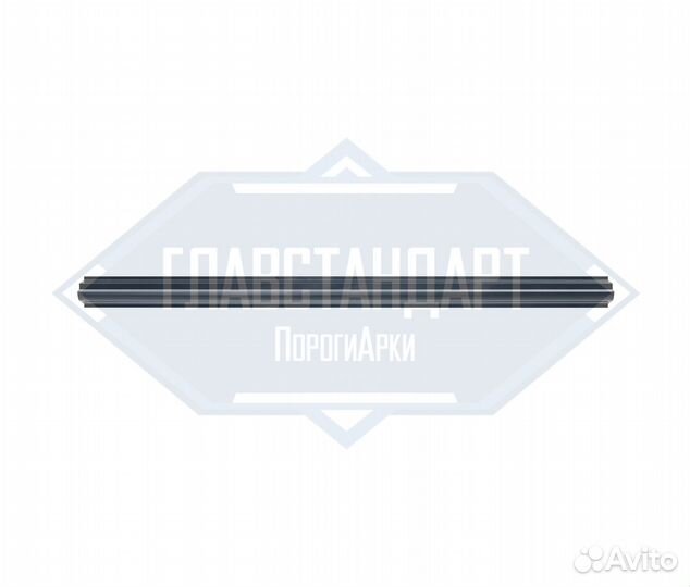 Порог Ленд Крузер Прадо 90 левый