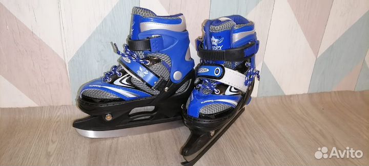 Коньки детские раздвижные 29 32