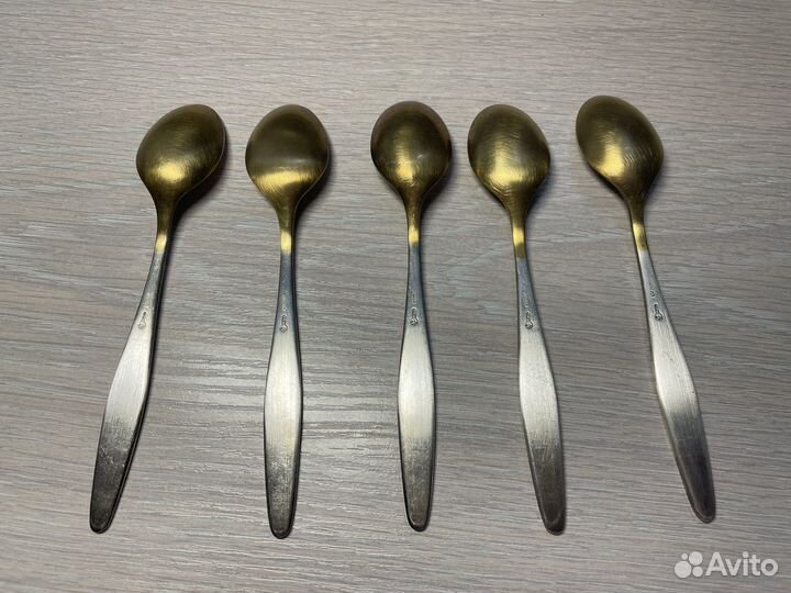 Ложка чайная мельхиор СССР Кольчугино