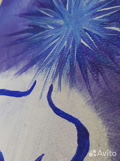 Картина акрилом на холсте