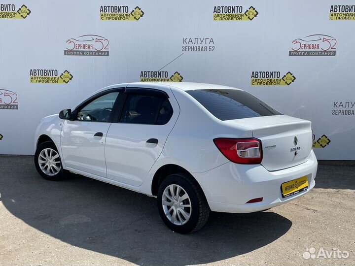 Renault Logan 1.6 МТ, 2018, 96 746 км