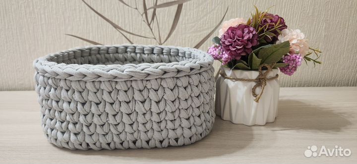 Интерьерная корзина ручной работы