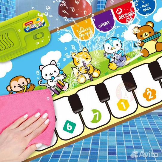 Музыкальный коврик-пианино