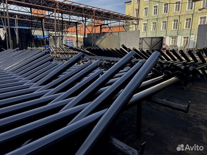 Винтовые сваи Монтаж