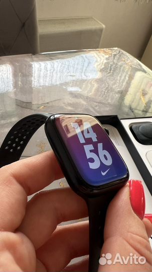 Часы apple watch 7 45 mm nike
