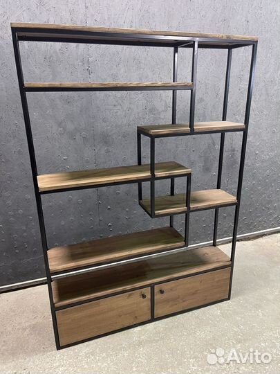 Стеллаж в стиле лофт