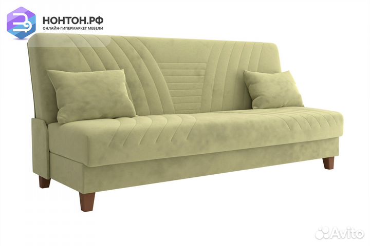 Диван книжка Бэлла светло-зеленый