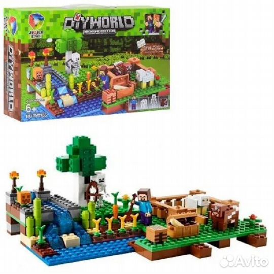 Конструктор Герои из кубиков Огород