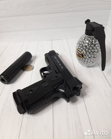 Детский пистолет металлический U.S.A