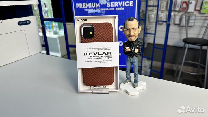 Чехол на iPhone 11 Pro Kevlar Карбон Оригинал