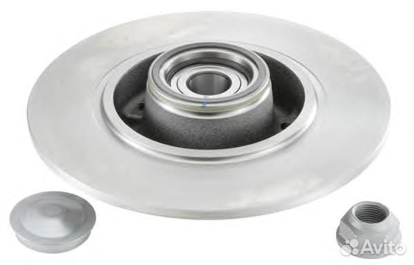 Диск тормозной с подшипником ступицы зад KF