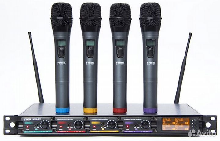Микрофоны 4 радио-система Fame audio MSW-4/2