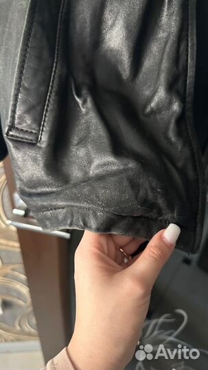 Кожаная куртка мужская