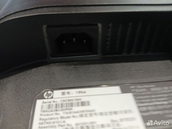 Монитор hp 19ka 60гц 1366x768+переходник на hdmi