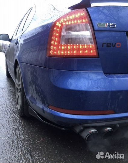 Накладка заднего бампера Skoda Octavia