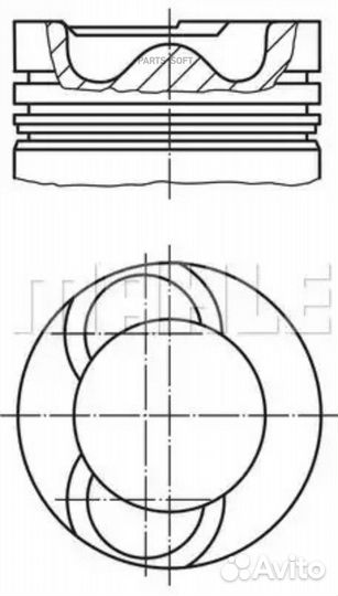 Поршень DSC 14.01/02 d127.0 STD