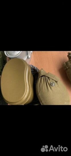 Фляжка армейская в чехле