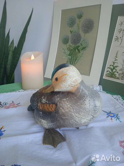 Фигурка уточка Malevolti Италия. Подсвечники
