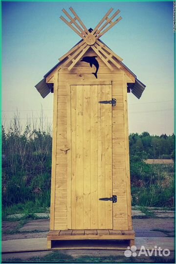 Уличный туалет домик с установкой гмж 568