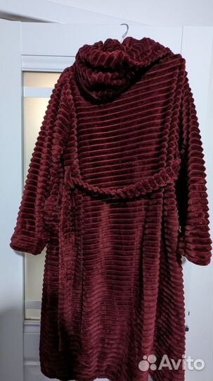 Халат бордовый новый