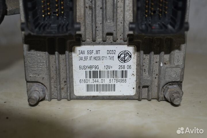 Блок управления двигателем (эбу) fiat Albea