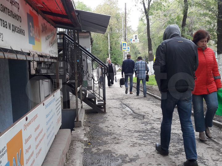 27 м² первая линия, высокий трафик