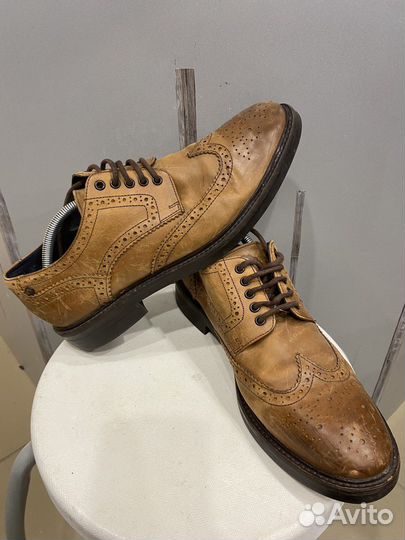 Кожанные Ботинки base london размер 44