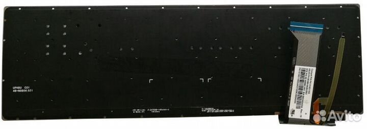 Клавиатура для Asus N551J G551 Серебристая с подс