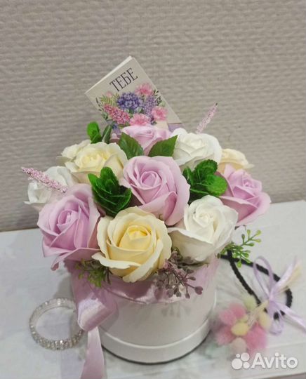 Мыльные розы букеты