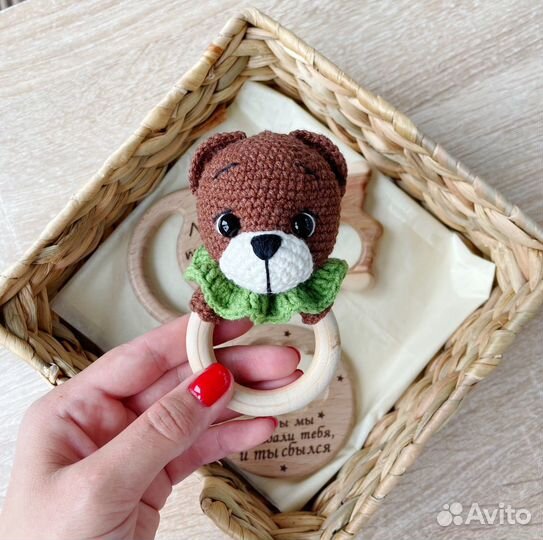 Вязаные погремушки