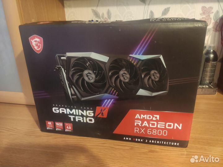 Видеокарта amd radeon rx 6800 12gb 256-bit