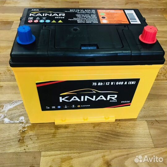 Аккумулятор 75 ач (85D26L) Asia