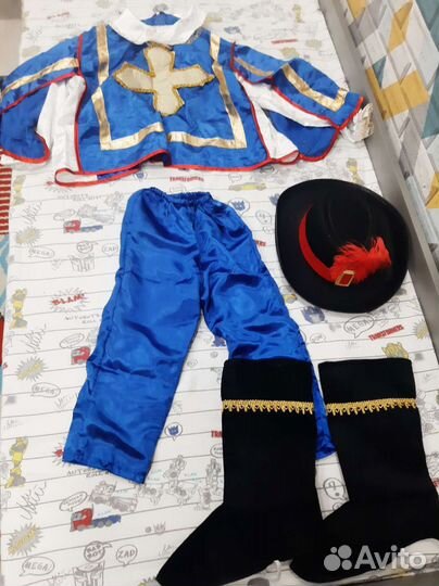 Костюм карнавальный мушкетер