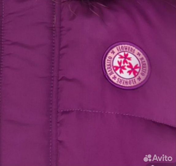 Детский зимний комбинезон на девочку