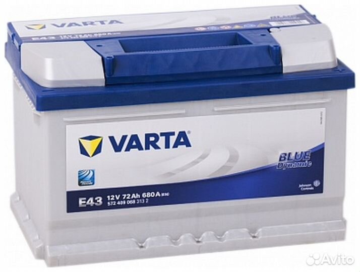 Аккумуляторы Varta Blue Dynamyc 72 А/ч