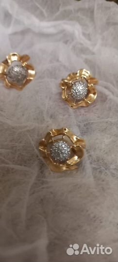 Золотые серьги
