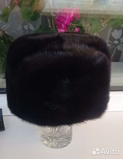 Норковая шапка мужская