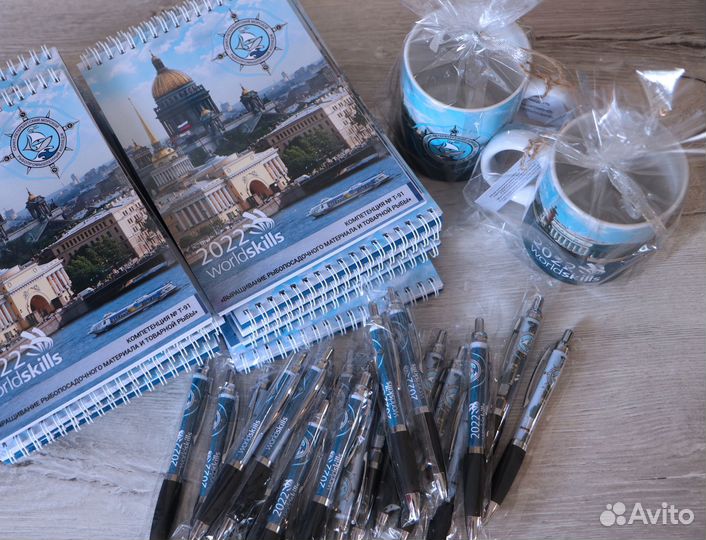 Изготовление сувенирной канцелярии с лого, фото