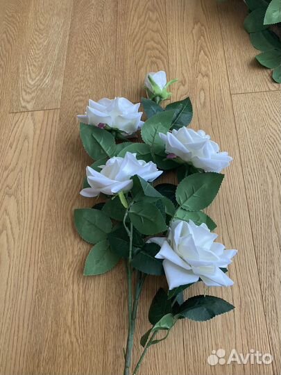 Искусственные цветы розы