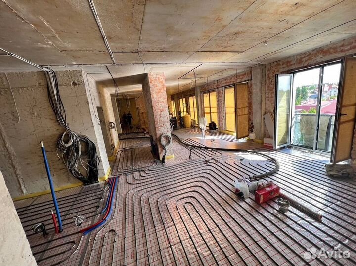 Водяной тёплый пол, монтаж без посредников/наценок