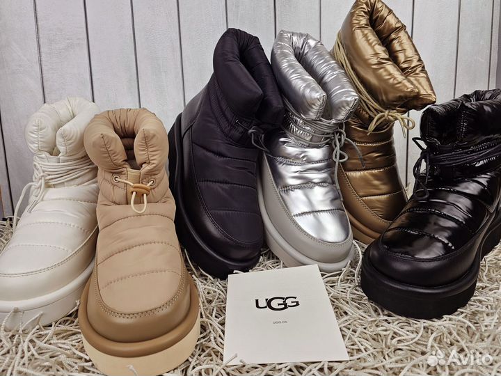 Женские угги Ugg Classic Mini Blow Black оригинал