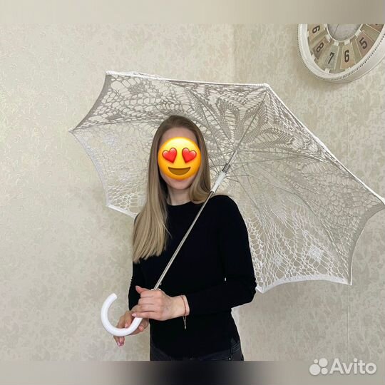 Ажурный зонт вязаный крючком аренда