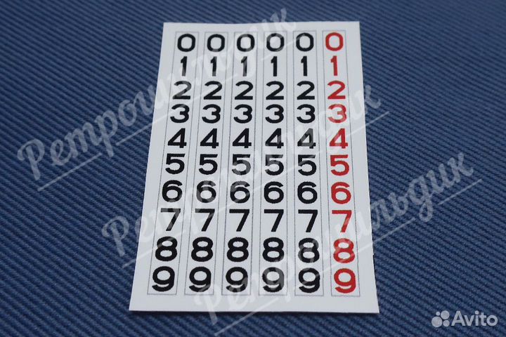 Наклейки на счетчик спидометра для ретро мотоцикла