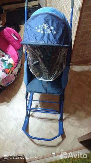 Коляска санки