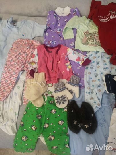 Детские вещи пакетом от 0 до года