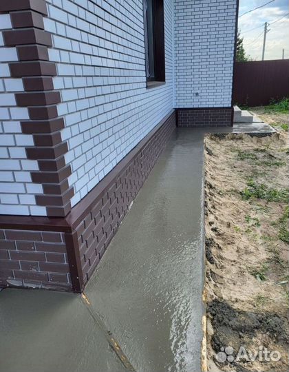 Бетонирование площадки, дорожки, заезды, отмостки